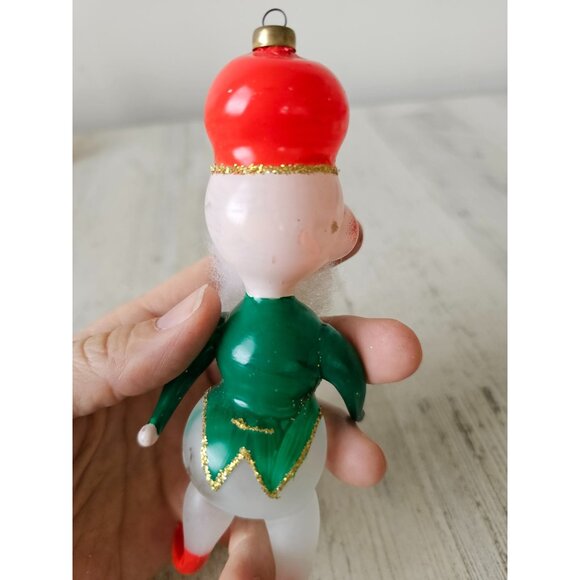 carlini ? Dwarf elf Italian glass ornament AS IS Xmas tree - Picture 5 of 13